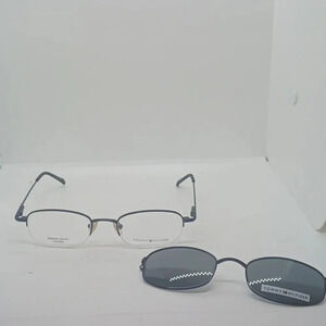 NWT UNISEX TOMMY HILFIGER EYEGLASS FRAMES/CLIP ON SUNGLASS FRAMES 3001 BLACK